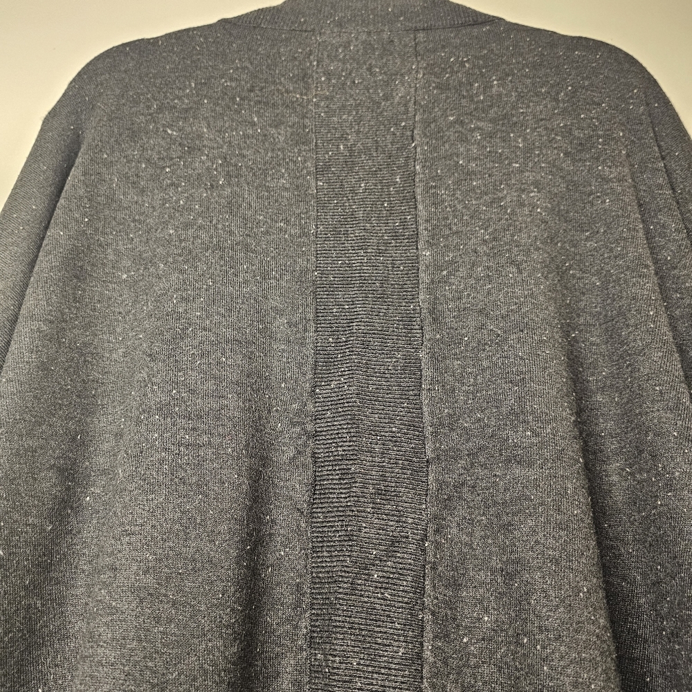 Solution Long Sleeve Open Front Black Cardigan Sw… - image 4